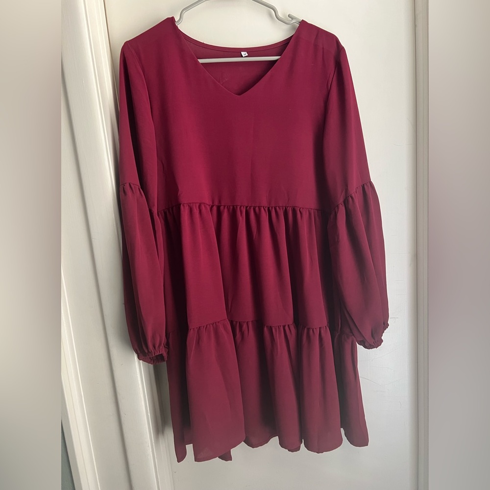 Amoretu women’s tunic dress v neck